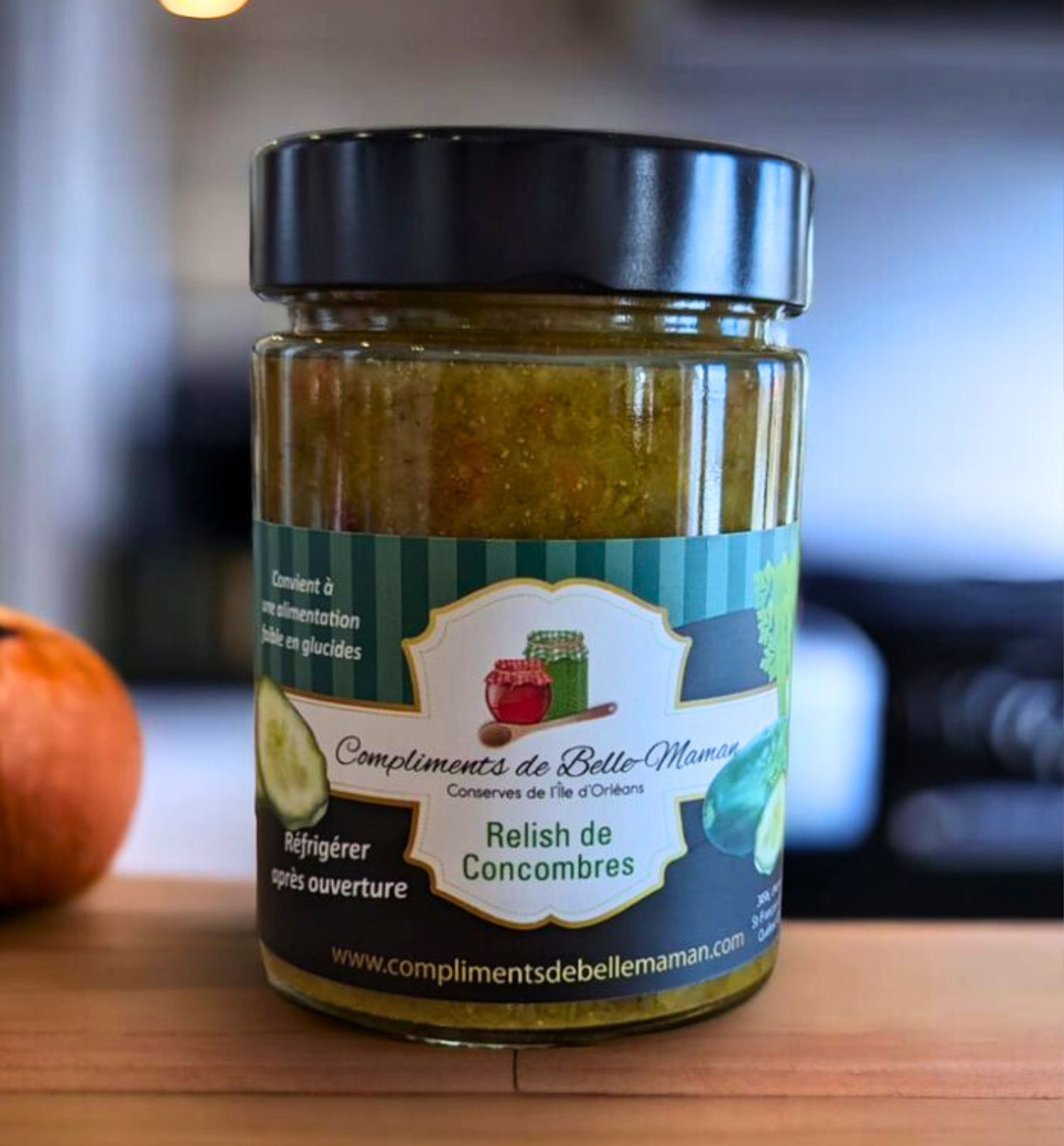 Relish de concombres de Compliments de Belle-Maman